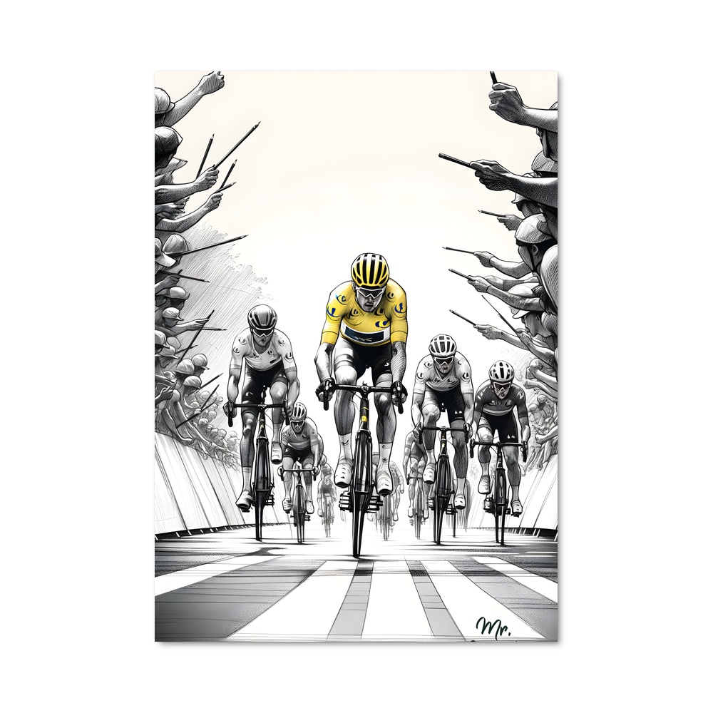 Poster En Route pour le Maillot Jaune